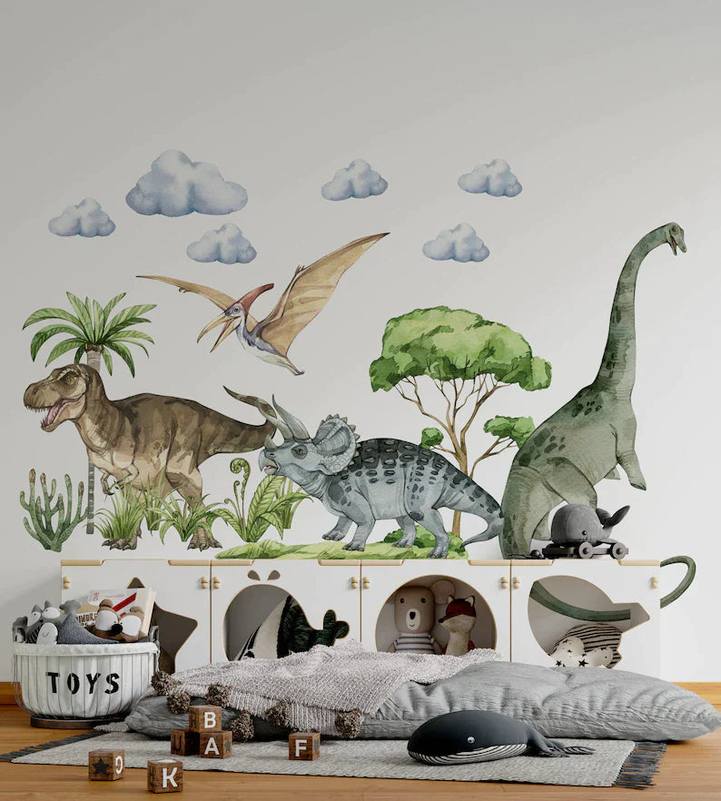 Autocollants muraux de dinosaures pour Enfants – EMY SHOPE